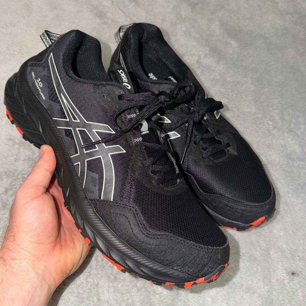 ASICS Gel-Venture 10 Trail Running Shoes Men’s Black Orange